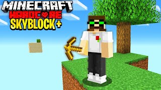I Survived 100 Days in Hardcore Minecraft SKYBLOCK PLUS And here's what Happened