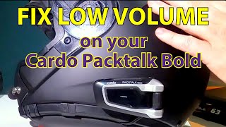 Fix Low Volume Music On Cardo Packtalk Bold