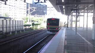 【熱海～前橋間各駅停車】上野東京ライン高崎線直通普通前橋行きE231系近郊型U-109編成+U-591編成15両　川崎駅発車