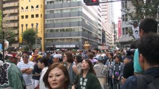 築地　波除稲荷神社　つきじ獅子祭２０１５　築四渡御　千貫宮神輿　その３　２０１５．６．１３