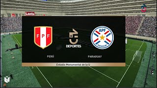Perú vs Paraguay - Amistoso Internacional  | Gameplay Pes 2021