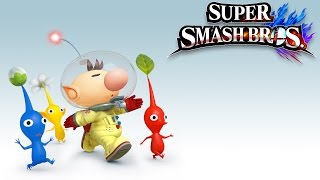 Captain Olimar And Pikmin Tournament Mode - Super Smash Bros. Wii U