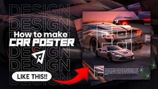 How to make a car poster design on Photoshop Touch Mobile!!!