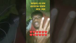 যে নাম গুলোকে হারাম করা হয়েছে /আল্লাহ ঐ নাম গুলো রাখতে নিসেধ করেছে #ইসলামিক_ভিডিও #ইসলামিক_ওয়াজ