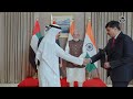 uae president sheikh mohamed and indian pm narendra modi discuss strengthening ties