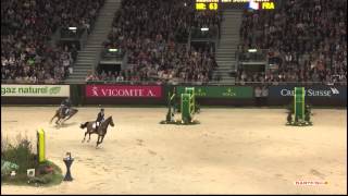 EQUIMAGE Kevin Staut Reveur De Hurtebise Hdc vs Scott Brash Hello Sanctos barrage GP CHI Geneva 2014