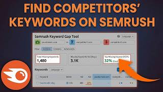 How to Find Competitors Keywords in Semrush (Step-by-Step)