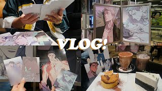 Korean BL collab cafes (Wet Sand x Mofun, Toonique, BeOn) VLOG