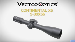 กล้องติดปืน VectorOptics | Continental x6 5-30x56 MBR FFP