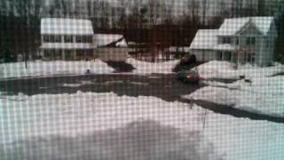 february snow in time lapse
