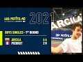 Les Petits As 2021 | Boys 1st Round | Enzo Pierrot vs. Alejandro Arcila