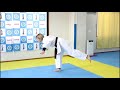 karate girl balance training drills 空手女子 バランストレーニング