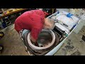 replacing the tub bearings and seal on a whirlpool cabrio washing machine