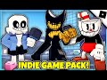 Another Friday Night Funk Game - How to get INDIE GAME PACK BADGE (SANS, CUPHEAD, INK DEMON) ROBLOX