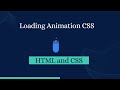 Amazing CSS Loading Spinner || CSS Loader Animation Effects