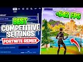 BEST Competitive Settings in Fortnite Chapter 2 Remix! ✅ (INSANE FPS Boost & 0 Input Delay!)