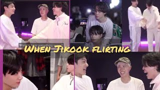 Jikook flirting in \