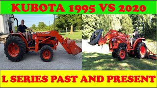 BACK TO THE FUTURE ! 1995 KUBOTA VS 2020 L Series Tractors #tractor #kubota #kubotal3301