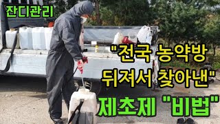 전국 농약방 싸그리 뒤져서 찾아낸 제초제비법! 잡초로 밥먹고 사는 기술자의 꿀팁 공개!