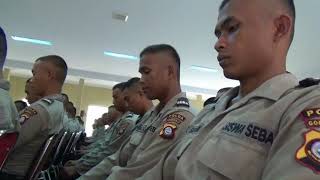 VLOG 4# ARAHAN GUBERNUR GORONTALO SEKALIGUS PEMBERIAN MOTIVASI KEPADA SISWA SPN  POLDA GORONTALO