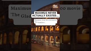 Maximus never actually existed... #shorts #history #romans #gladiator