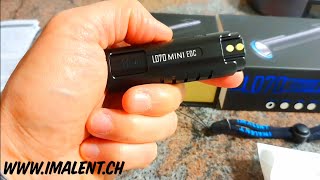 Imalent LD70 with 4000 lumens - indoor presentation