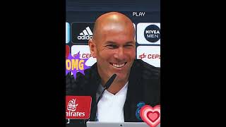 Momento épico de Zinedine Zidane en rueda de prensa,