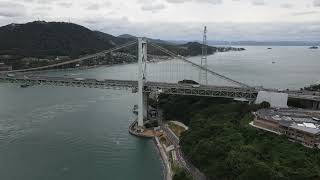 山口県下関市　関門橋を空撮！！