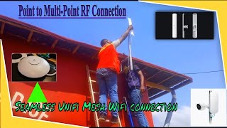 #Point to MultiPoint \u0026 #Wifi Installation using #NanoStation AC Loco \u0026 #Unifi AC LR cum #Mikrotik