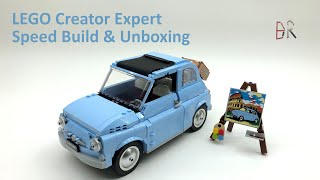 LEGO Creator expert - Fiat 500 light blue - 77942 - Speed build \u0026 unboxing