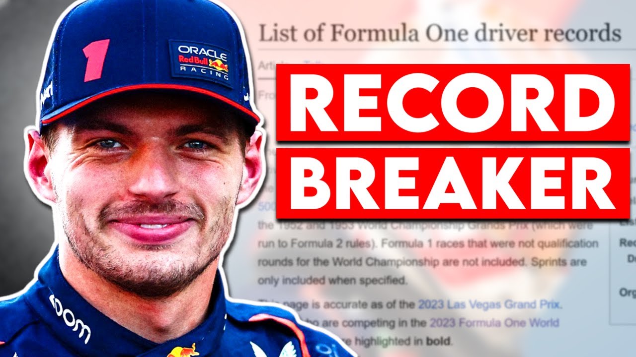 Every Record Max Verstappen Has Broken In 2023 - YouTube