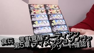 レジェンド目標！「言獣覚醒ワーディアン第5章ディメンションノヴァ」アソート確認！