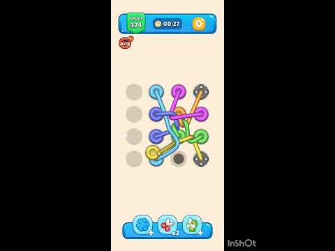 Tangled line 3D level 374 || gaming solution || popular games || puzzle