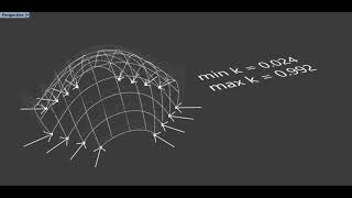 Gridshell with Grasshopper and Kangaroo 2