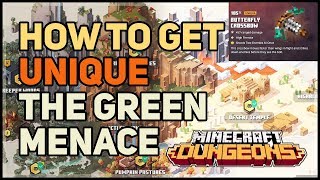 How to get The Green Menace Unique Trickbow Minecraft Dungeons