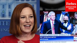 Jen Psaki Mocks Kevin McCarthy's 8 Hour Speech While Listing Topics He Covered And Avoided