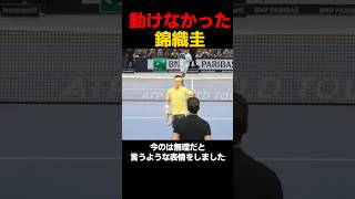 動けなかった錦織圭