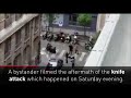 special footage paris knife attack