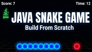 Build a Java Snake Game 🐍 | Live Coding (Fixing Real Errors)