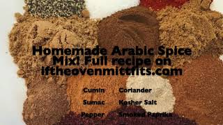 Homemade Arabic Spice Mix | If The Oven Mitt Fits