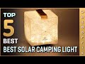 Top 5 Best Solar Camping Lights Review in 2023