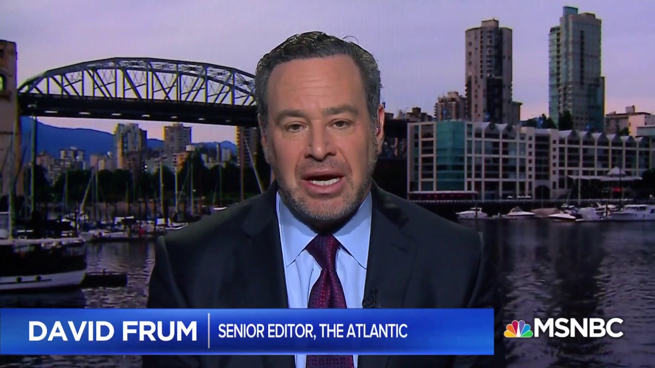 David Frum On President Trump's Strained Relationship With Trudeau ...