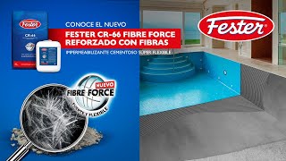 Conoce el nuevo #Impermeabilizante Cementoso Fester CR-66 Fibre Force