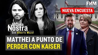 Matthei a punto de perder con Kaiser | Tere Marinovic y Alberto Mayol por FNM