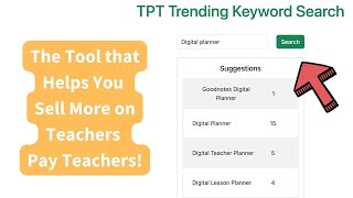 TPT Seller Tool