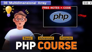 PHP Multidimensional Array Tutorial: PHP Tutorial for MSBTE Diploma Students - #36