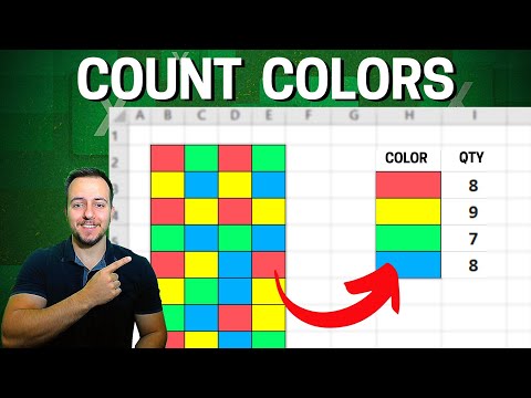 How To Count Colors with an Excel Function  Count Colored Cells