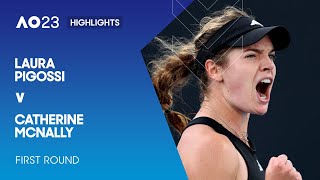 Laura Pigossi v Catherine McNally Highlights | Australian Open 2023 First Round