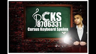 Cursus Keyboard Spelen - Teacher Ravish Algoe / Student Aryan Goli