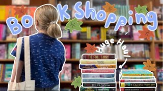 BOOKSTORE VLOG!  🕊✨ I have no self-control...